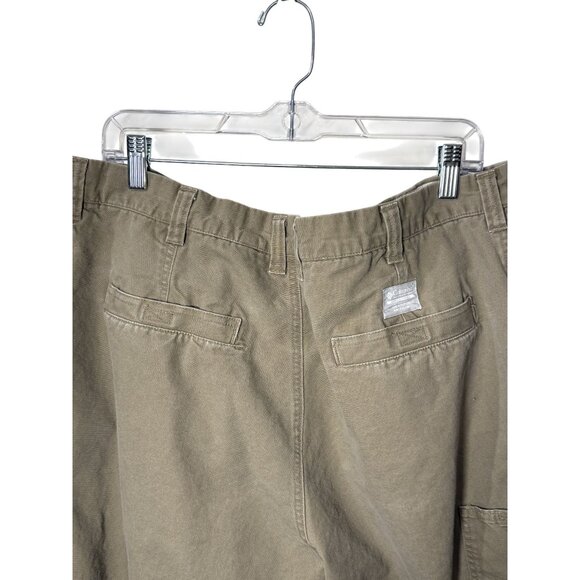 Columbia Mens Khaki Cargo Pants 40W x 30L Cotton Relaxed Fit Durable Outdoor Wea - Picture 6 of 7